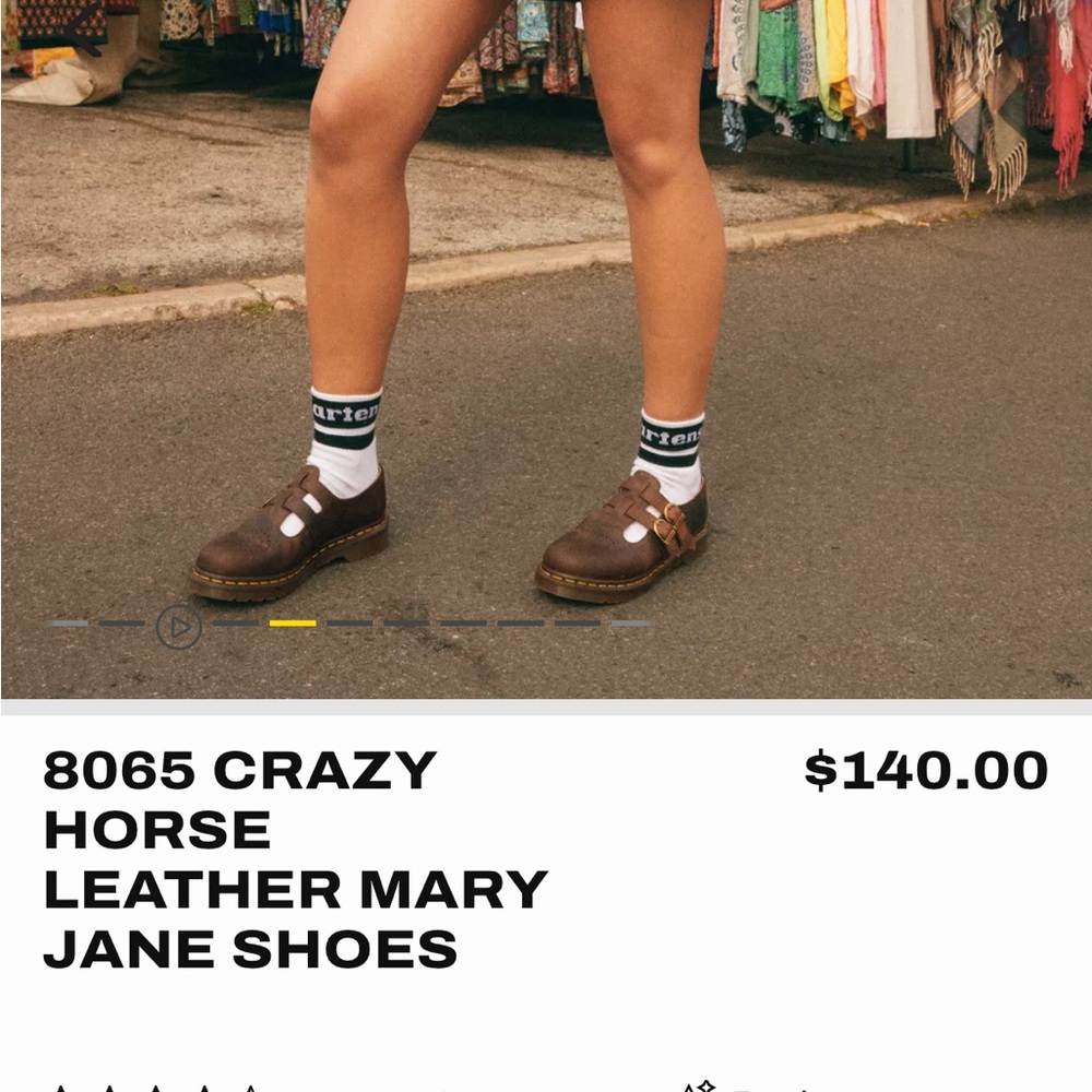 Dr Martens Crazy Horse Mary Jane